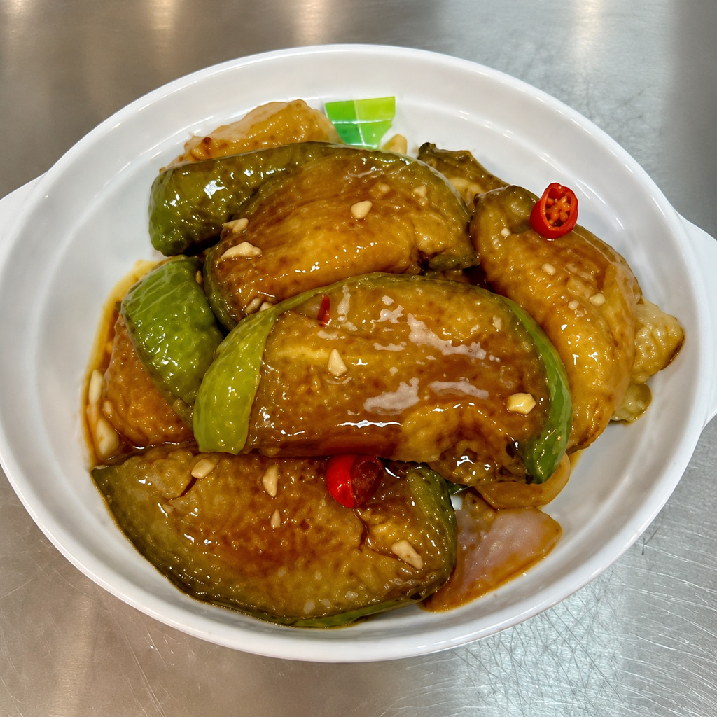田碗碗煎青茄子菜品