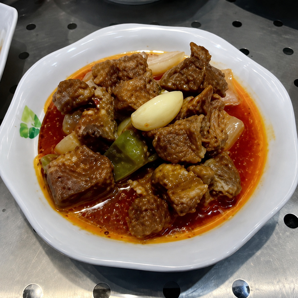 田碗碗西红柿烧牛腩菜品